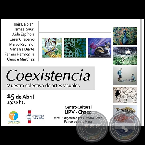 Coexistencia - Muestra colectiva de artes visuales - 15 de Abril de 2016